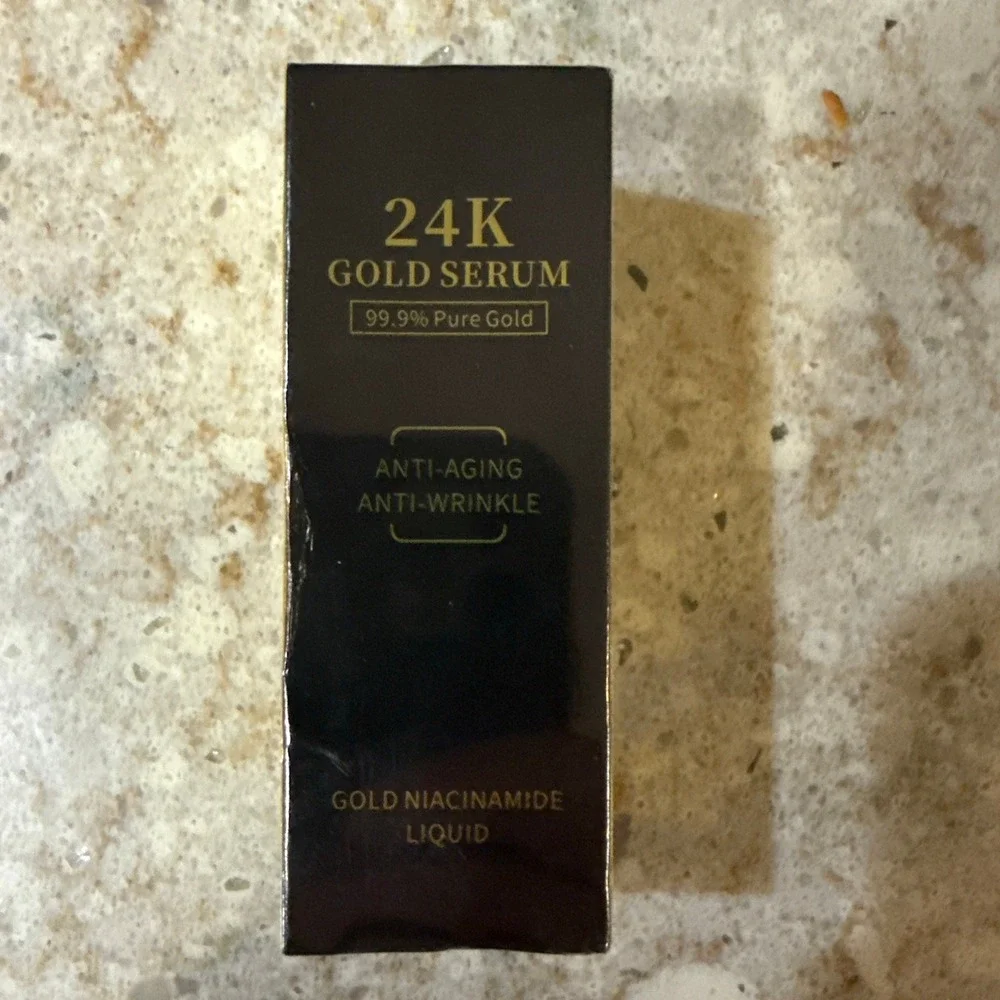 Qanzire 24K Gold‎ Anti-Aging Serum With Gold Niacinamide Liquid - New Sealed